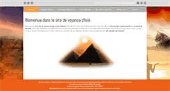 Desktop Screenshot of isis-voyance.fr